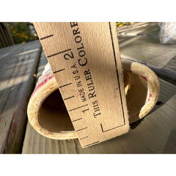 Vintage Ceramic Cherub Angel Wall Pocket Vase 6.5 pink blue Made in Japan - Picture 14 of 14